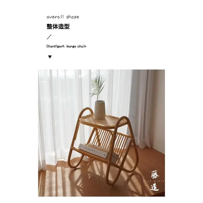 малка масичка за кафе от двухслойного стъкло, ъглова маса, прост маса в японски стил за престой в семейството, мини-стойка за списания
