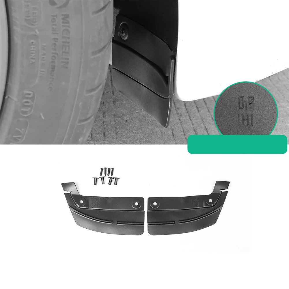 Висококачествени Калници на задното колело, Автоаксесоари, 2/4 броя, черни, здрава За модел Y 2020-2023 За Tesla Model 3