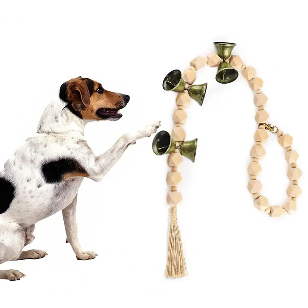 Необходими аксесоари за домашни любимци Приучение към гърне звънец за домашни любимци Ръчно изработени звънец за кучета Бърз Ефективен гърне за най-малките