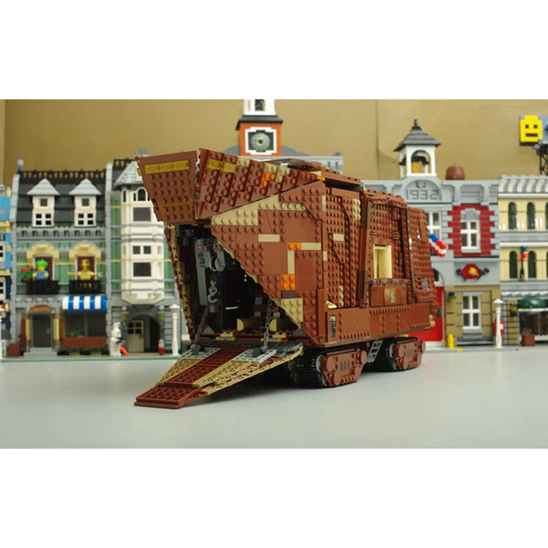 В НАЛИЧНОСТ 05038 3296шт Робот-Краулер Строителни блокове Модел е Подходящ за 75059 Тухли Играчки за деца Коледен подаръчен комплект