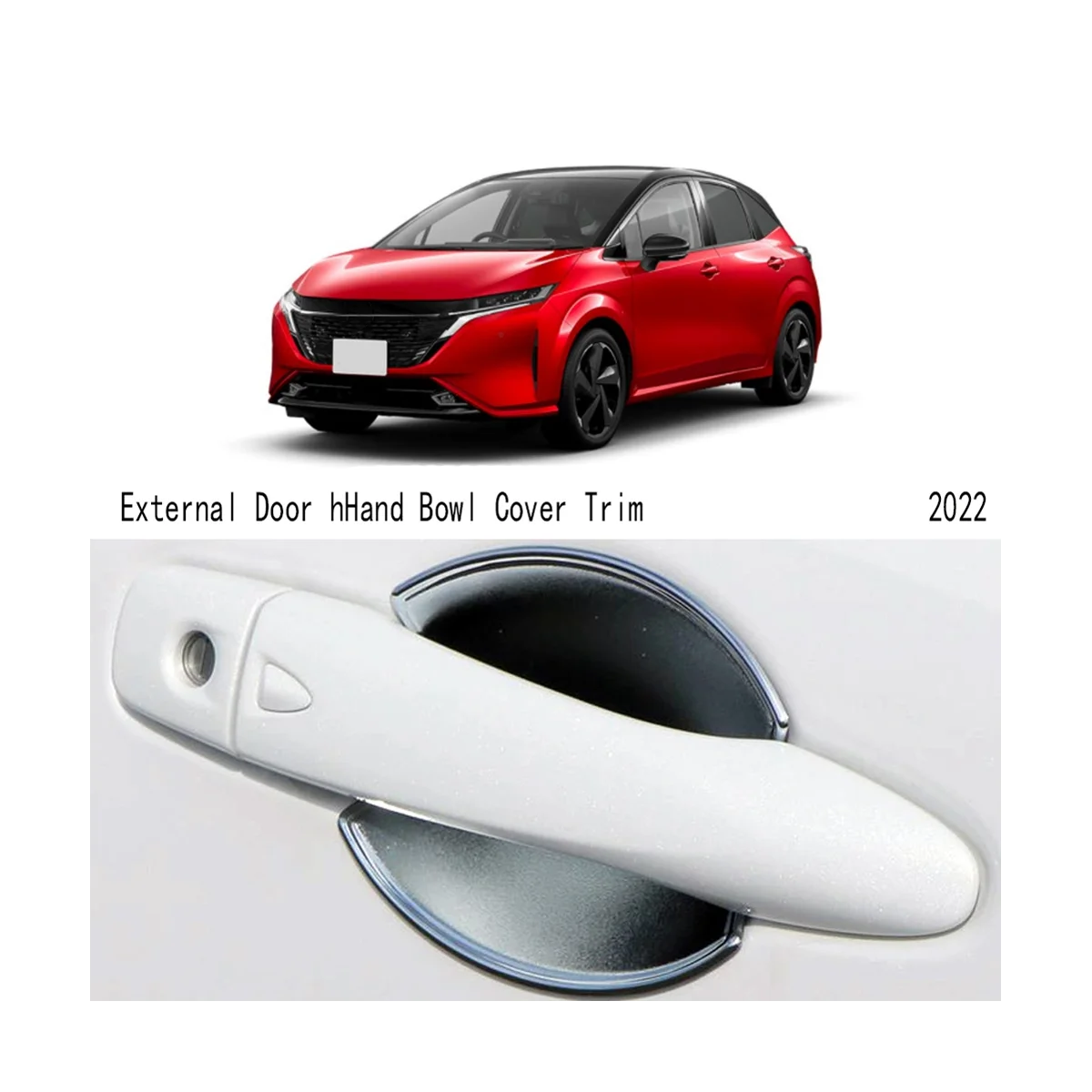 4шт Тампон на Капака на Купата на външната врата от Въглеродни влакна за Nissan Navara 2022