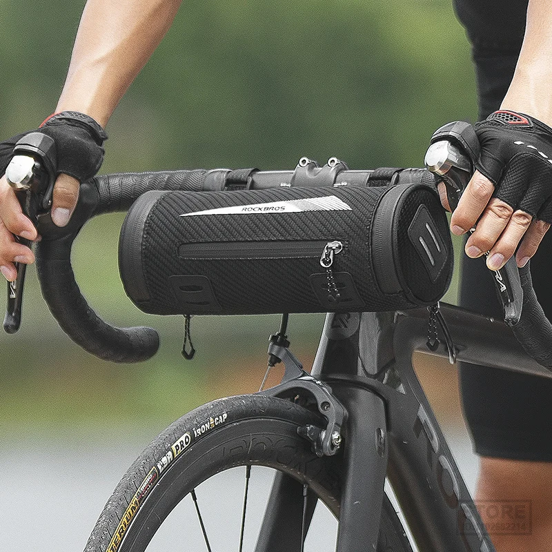 ROCKBROS Водоустойчив Мотор и чанта на Предната Велосипедна чанта МТБ Пътен волана Многофункционална Раница с Голям капацитет на Велосипедна чанта-тубус