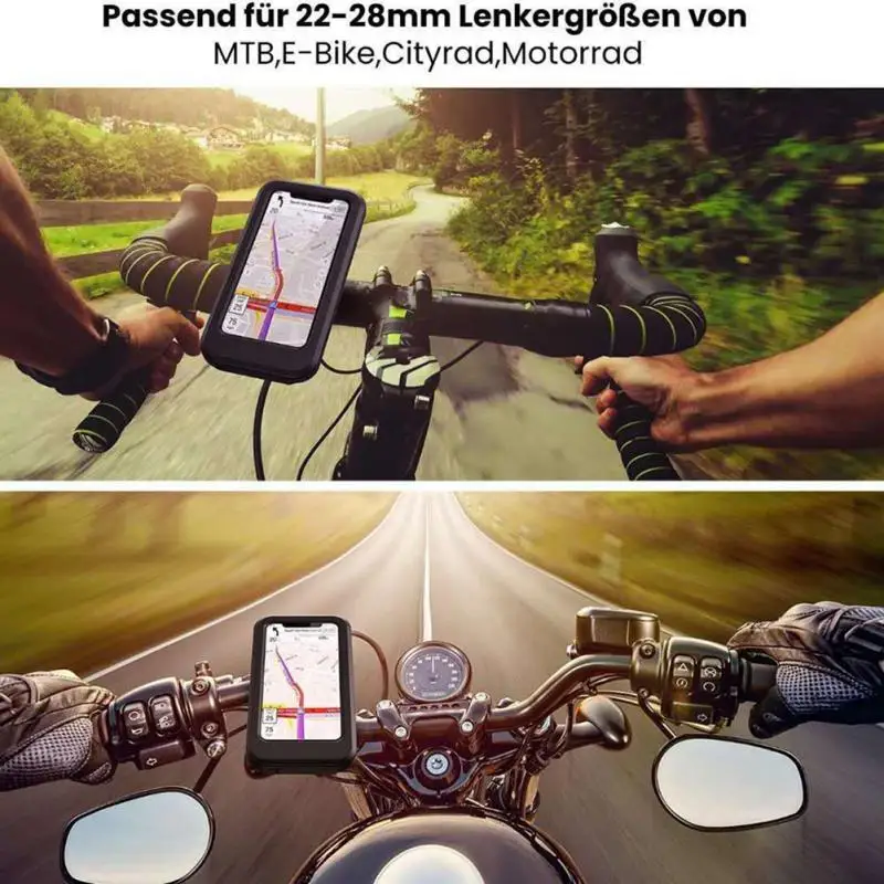 Въртящ се на 360 ° стойка за велосипед телефон, Поставка за велосипед със сензорен екран, Лост за планински Велосипед, чанта за конна езда, Аксесоари За мотоциклети